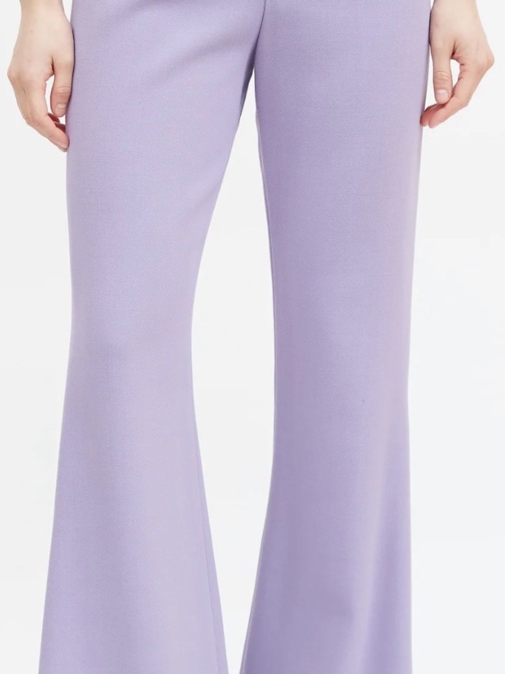 Smythe Lilac Flare Ponte Pants